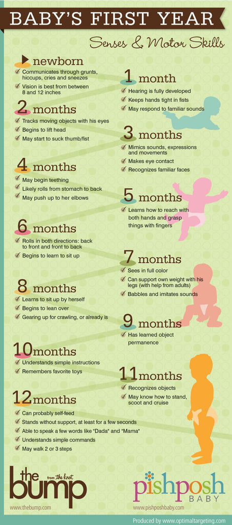 Everything You Need to Know About Baby’s First Year [INFOGRAPHIC]