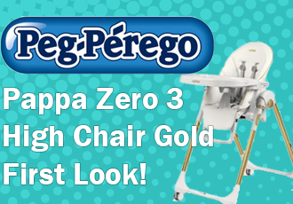 NEW Peg Perego Prima Pappa Zero 3 High Chair Gold - First look!
