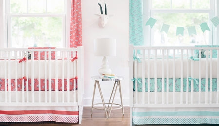 New Arrivals Inc Zebra Parade in Mint & Coral