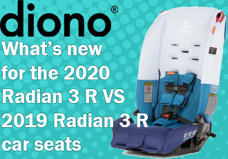 What's new for the 2020 Diono Radian 3r vs 2019 Radian 3 R car seats?